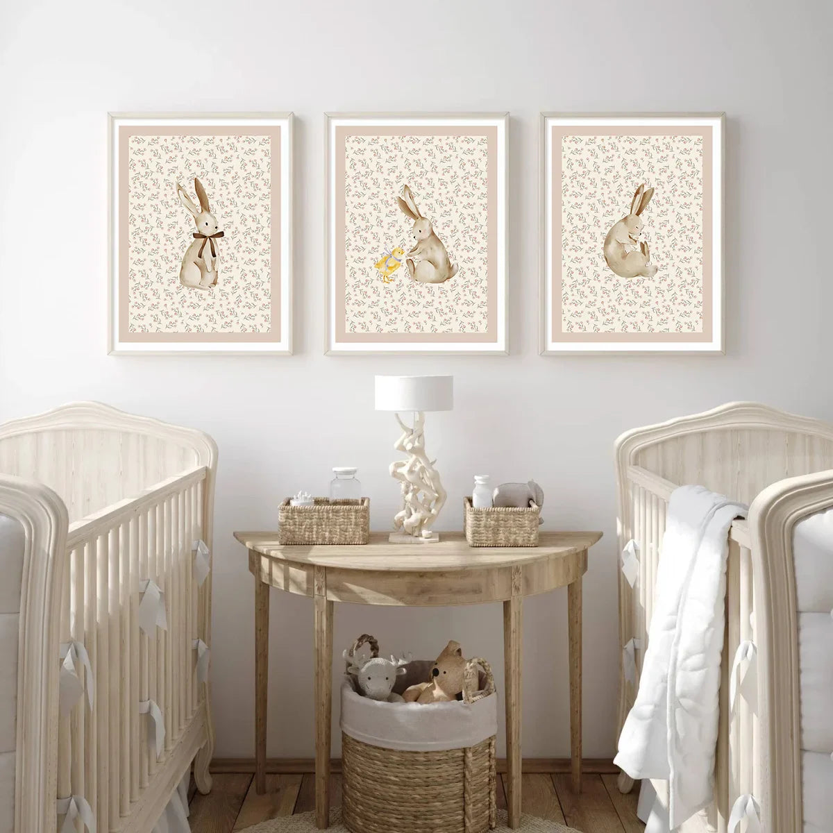 Bohemian Forest Animal Wall Art Set - Posters