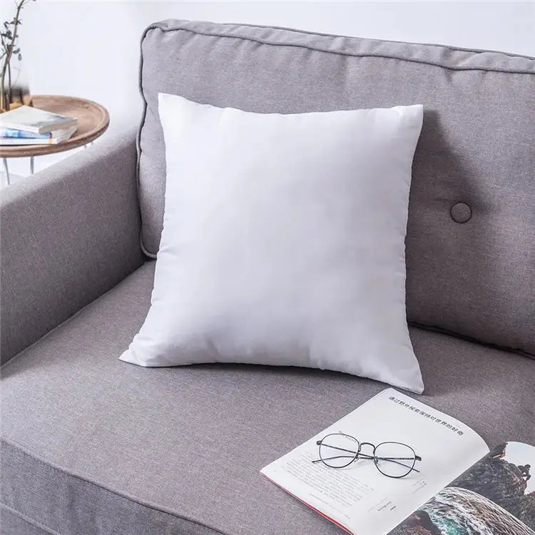 White square bohemian tufted tassel pillow case in beige plush fabric on gray sofa for living room decorbites bohemian tufted