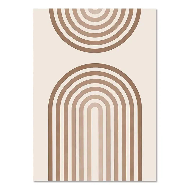 Boho Light Canvas Wall Art - Nordic Minimalist - 12 / 30x40cm No Frame