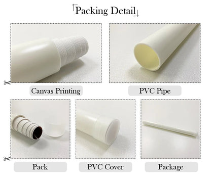 Boho Light Canvas Wall Art - Nordic Minimalist