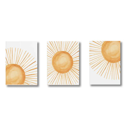 Boho Rainbow Sunshine Nursery Poster Set - CJ50073-3PCS / 20x30cm no frame