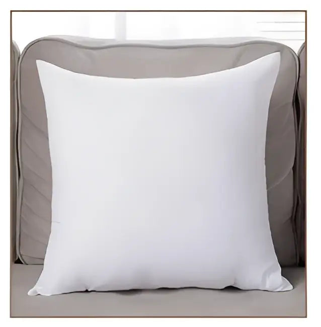 White square cushion cover with soft plush fabric and neatly stitched edges for decorbites boho tufted embroidered pillow