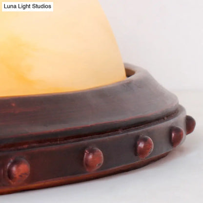 Lámpara de techo DecorBites™ de cristal blanco con diseño tradicional de montaje empotrado - Acabado bronce, 2/3 luces - Ideal para sala de estar, 15"/19" de ancho