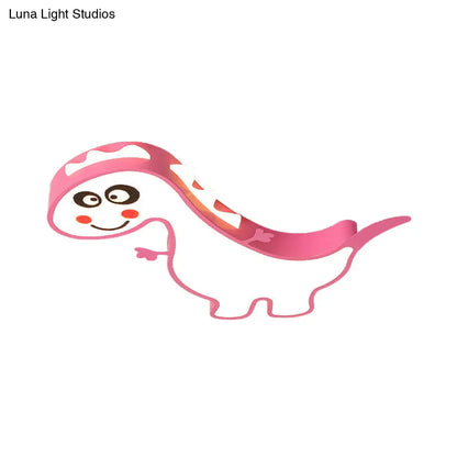 DecorBites™ Boys Girls LED Ceiling Light: Dancing Dragon Acrylic Cartoon Flush Ceiling Fixture