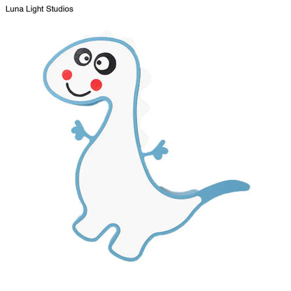 DecorBites™ Boys Girls LED Ceiling Light: Dancing Dragon Acrylic Cartoon Flush Ceiling Fixture