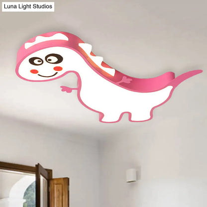 DecorBites™ Boys Girls LED Ceiling Light: Dancing Dragon Acrylic Cartoon Flush Ceiling Fixture