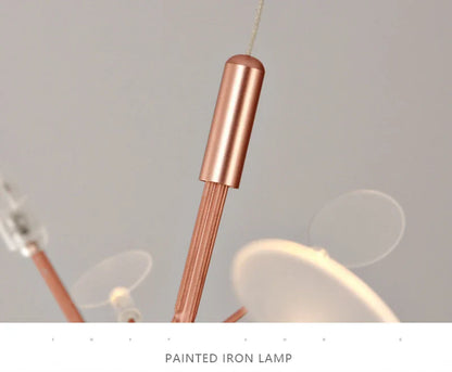 Branch Design Nordic Chandelier - Rose Gold/Black - Chandelier