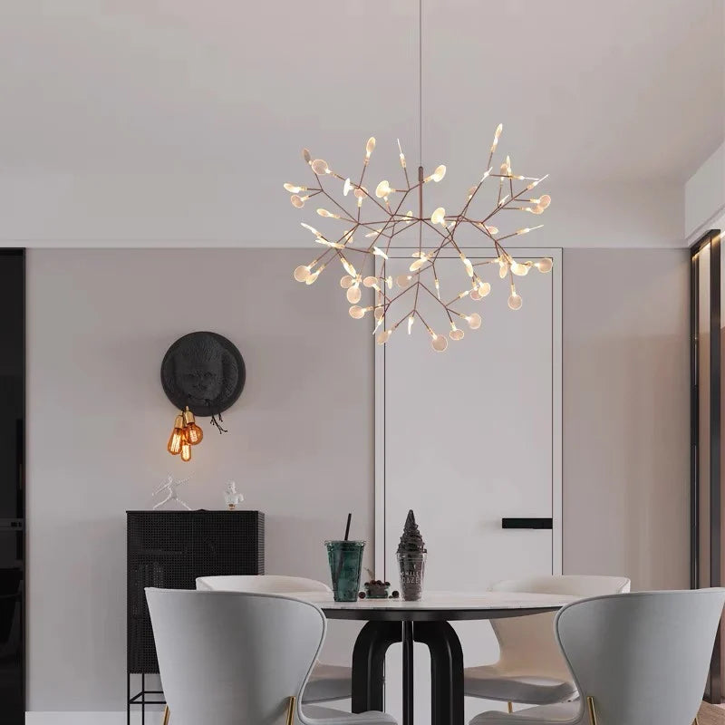 Branch Design Nordic Chandelier - Rose Gold/Black - Chandelier