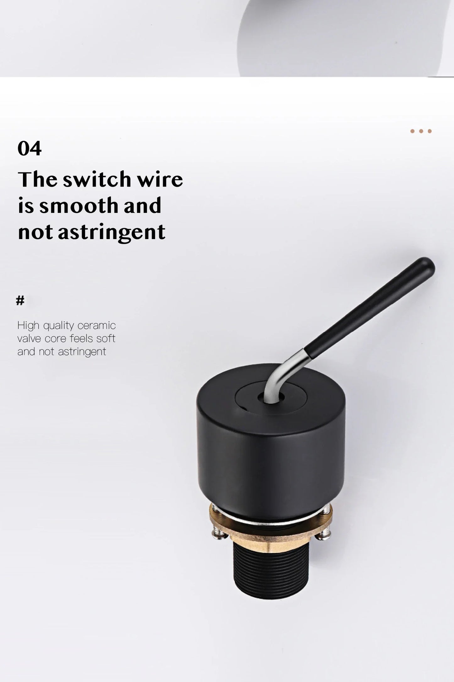 Brass Black Luxury Bathroom Faucet - Single Handle