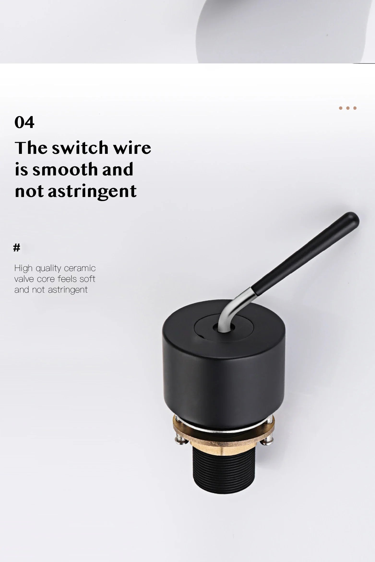 Brass Black Luxury Bathroom Faucet - Single Handle