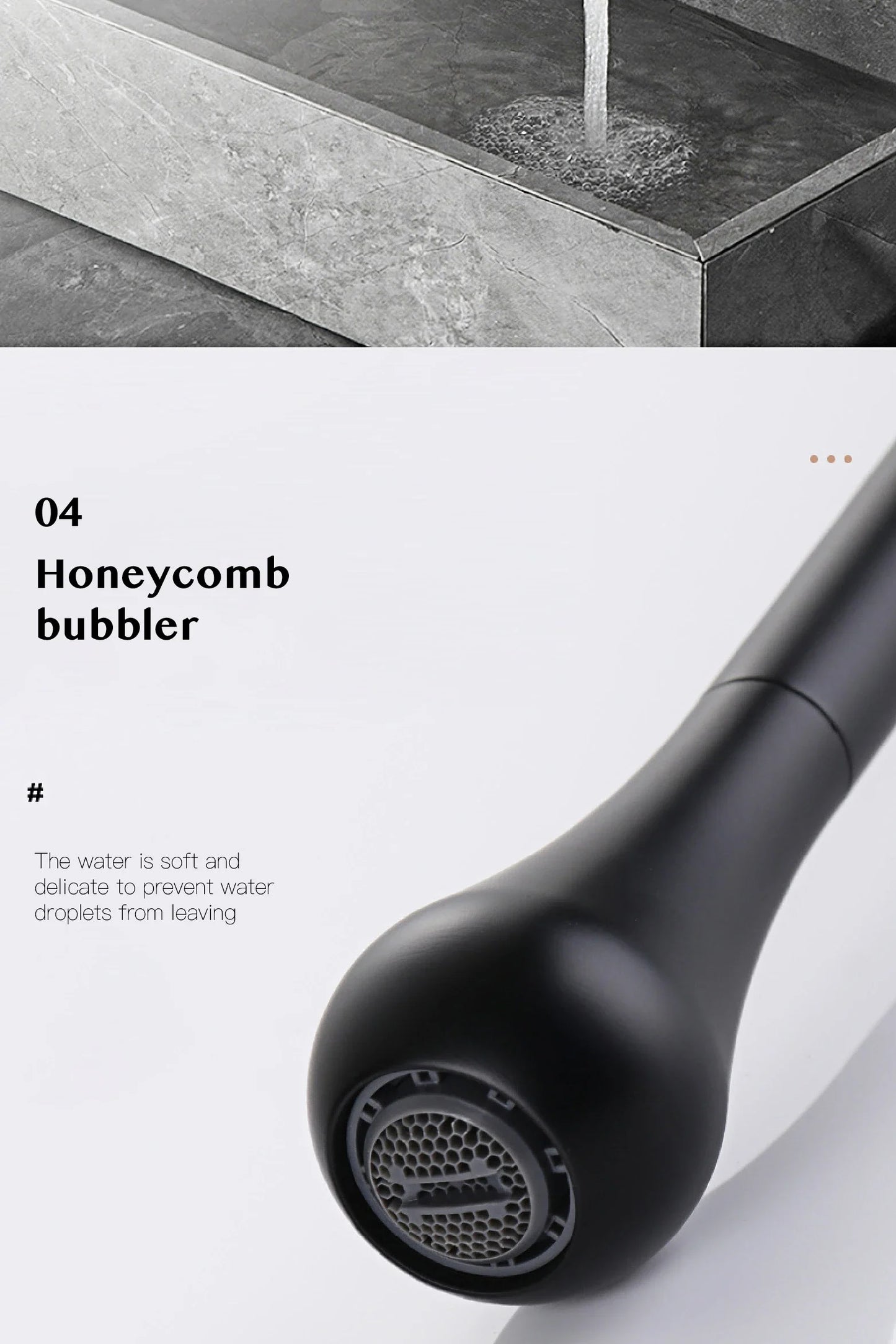 Brass Black Luxury Bathroom Faucet - Single Handle