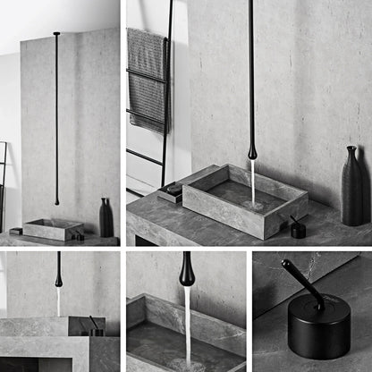 Brass Black Luxury Bathroom Faucet - Single Handle