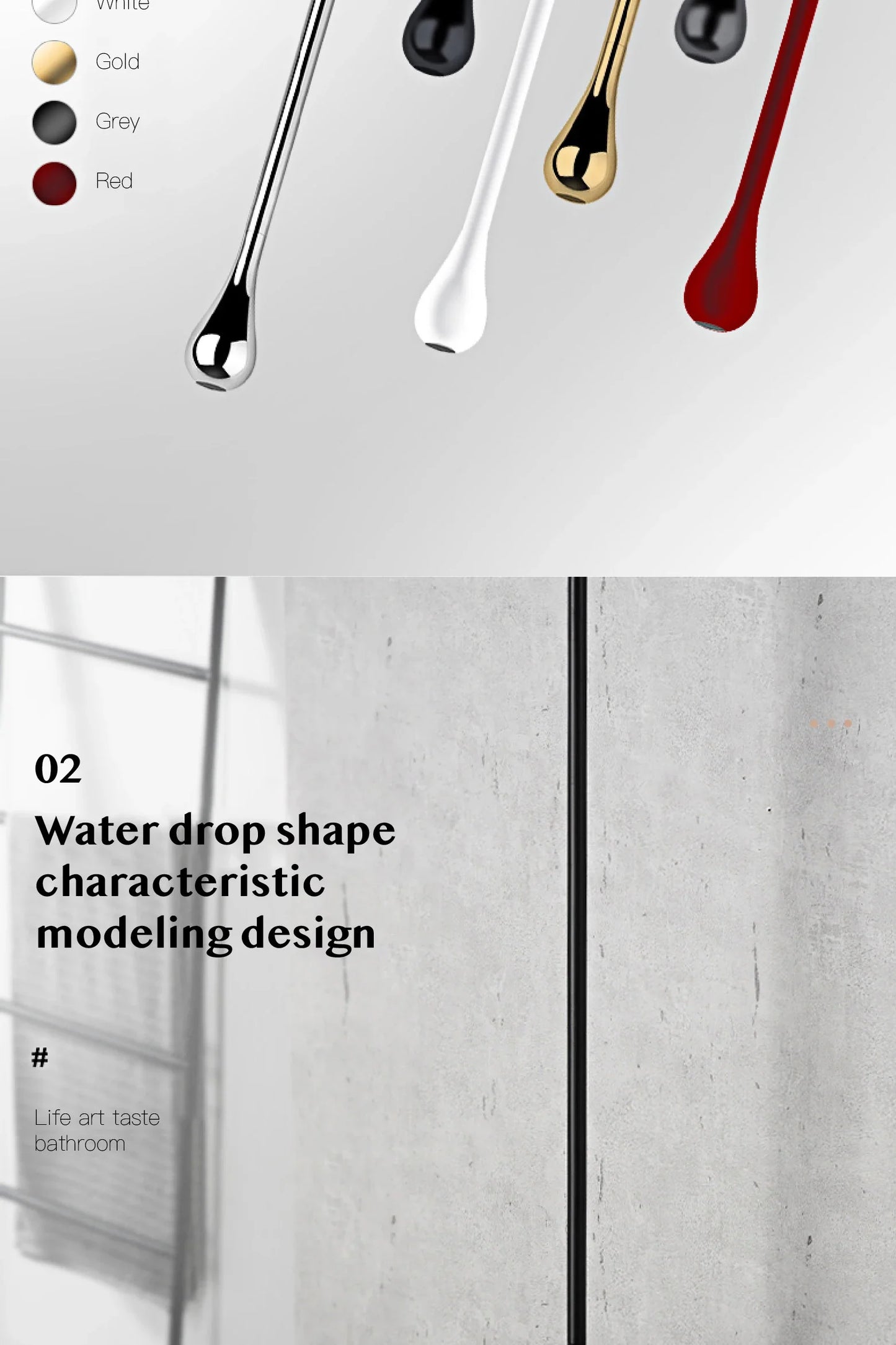 Brass Black Luxury Bathroom Faucet - Single Handle