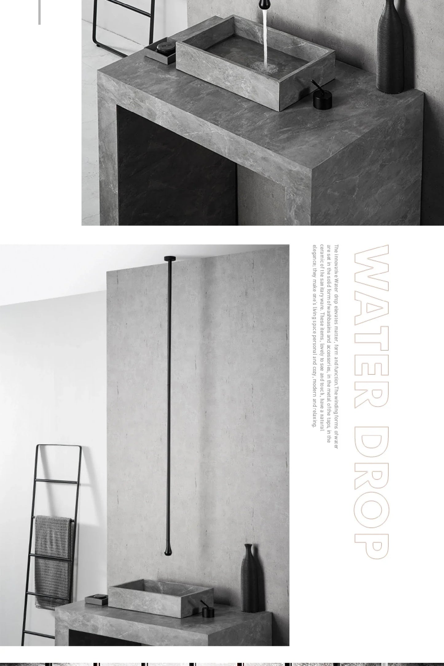 Brass Black Luxury Bathroom Faucet - Single Handle