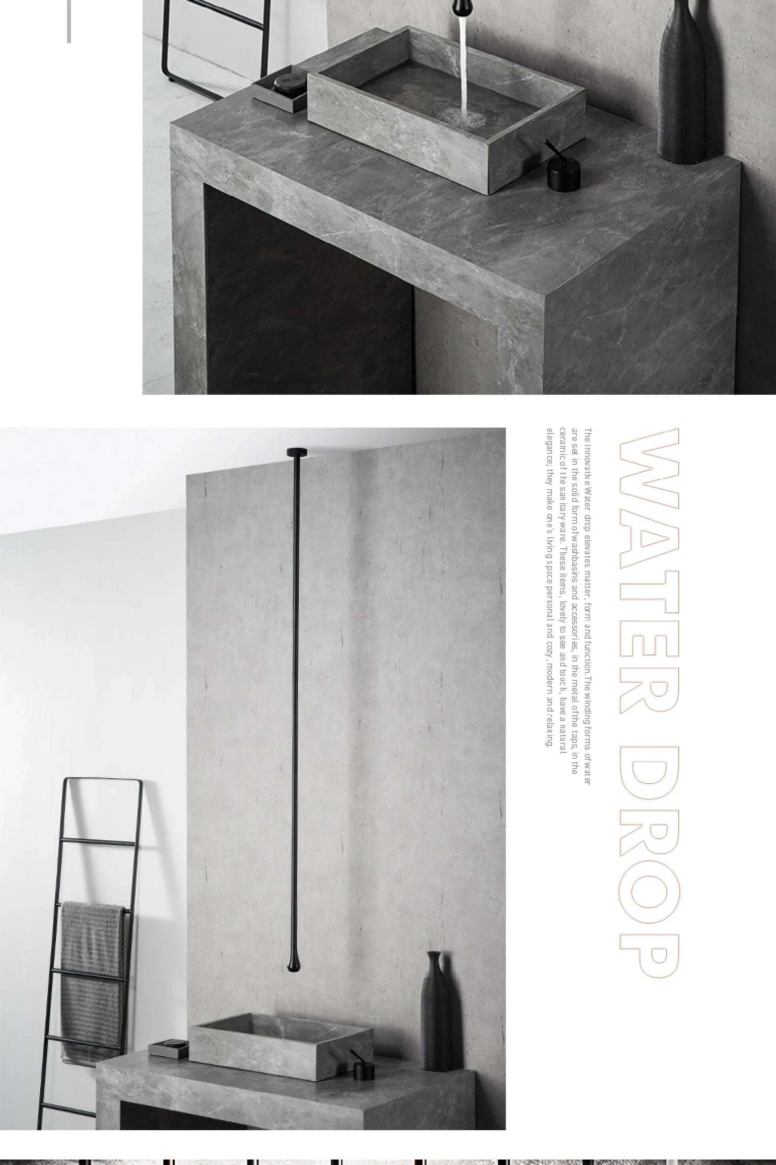 Brass Black Luxury Bathroom Faucet - Single Handle