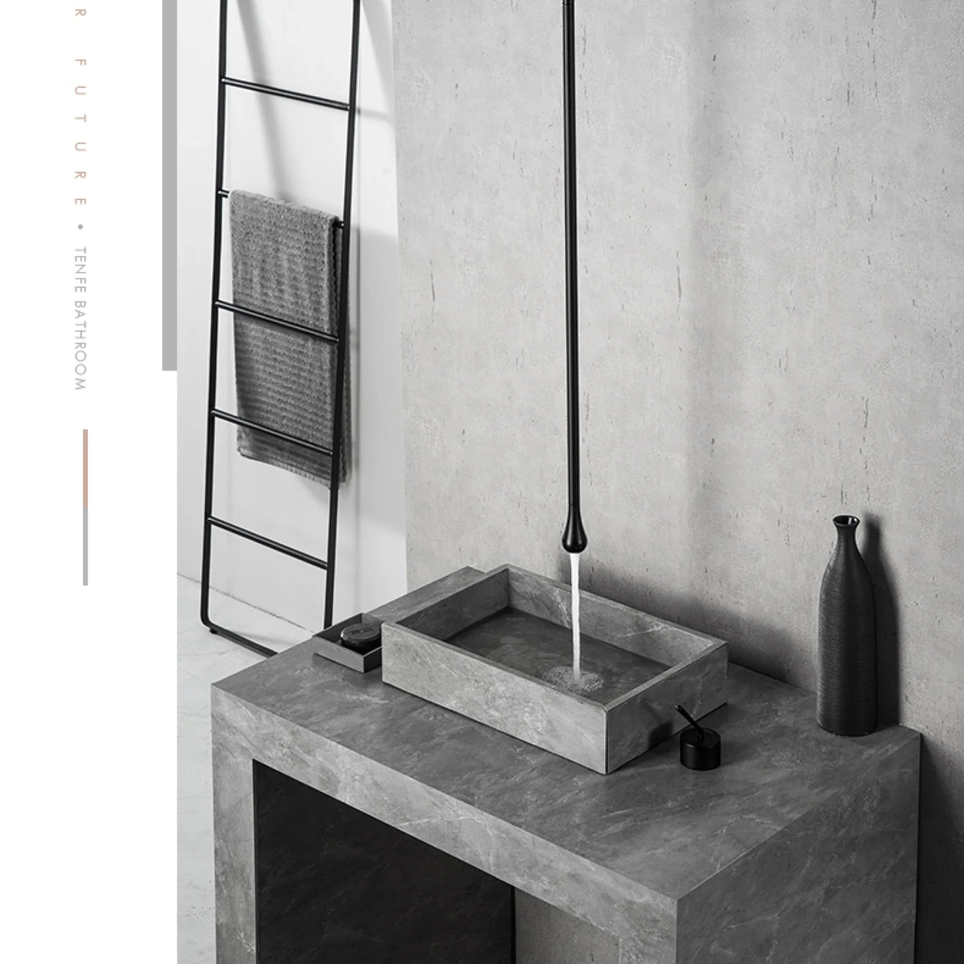 Brass Black Luxury Bathroom Faucet - Single Handle