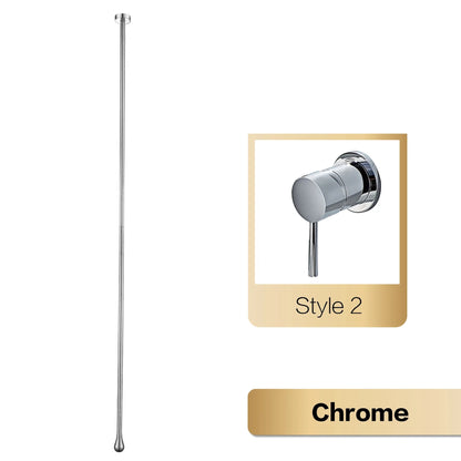 Brass Black Luxury Bathroom Faucet - Single Handle - Chrome 2