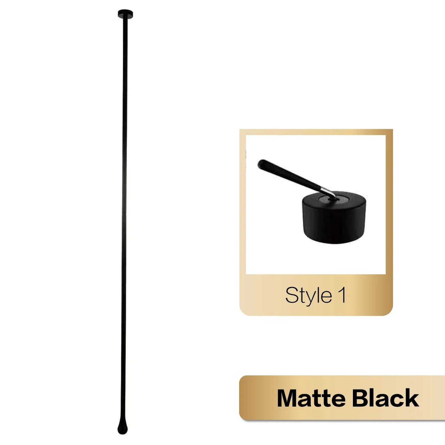 Brass Black Luxury Bathroom Faucet - Single Handle - Matte Black 1