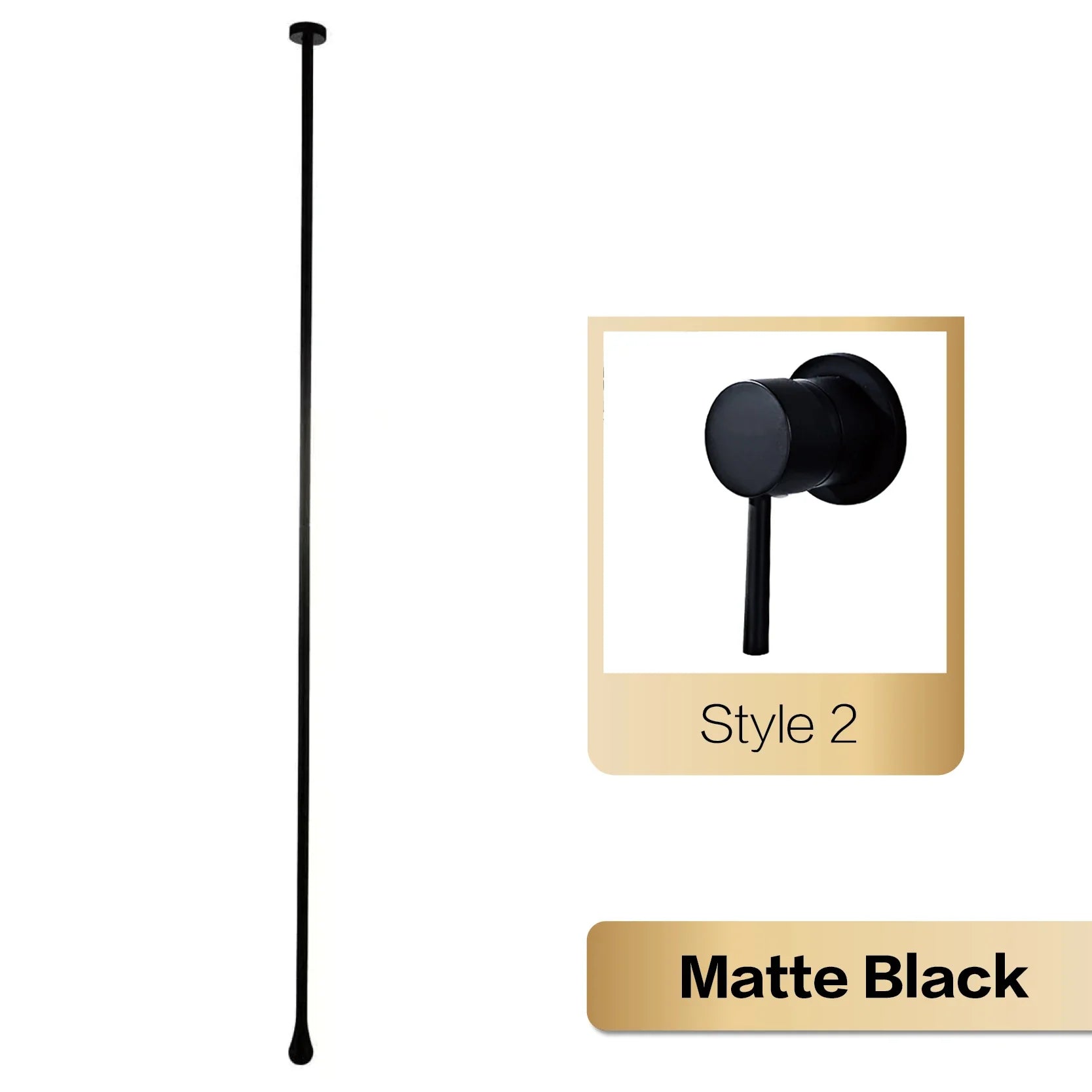 Brass Black Luxury Bathroom Faucet - Single Handle - Matte Black 2