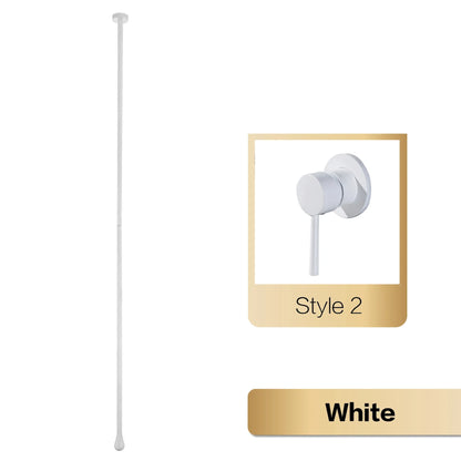 Brass Black Luxury Bathroom Faucet - Single Handle - White 2