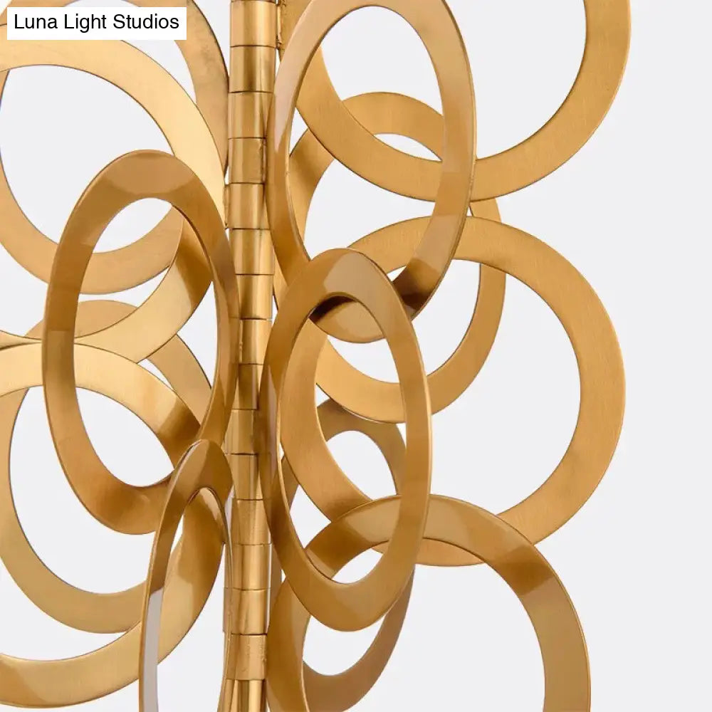 Brass Study Lamp with Round Tradition Metal Base, White Fabric Shade - 1 Bulb Task Lighting