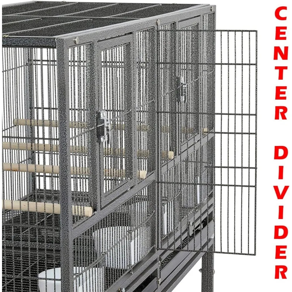Breeder Bird Cage Stacker with Divided Nest