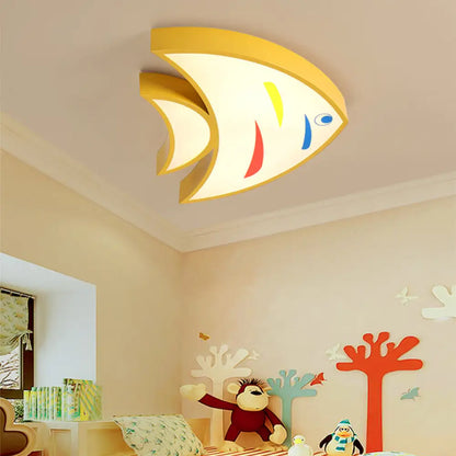 DecorBites™ DecorBites™ Bright Fish Pendant Light: Vibrant Acrylic Hanging for Kindergarten Hallway