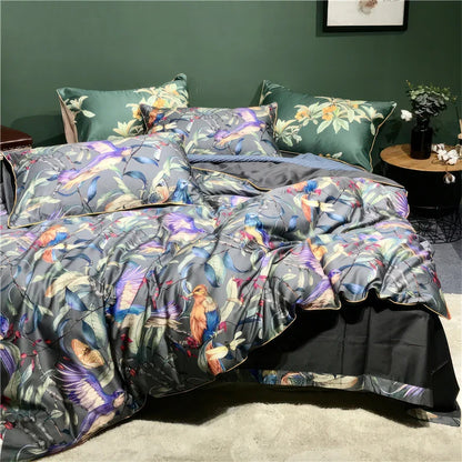 Bright Flamingo Luxury Egyptian Cotton Bedding Set