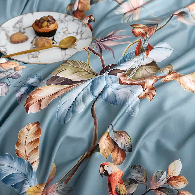 Bright Flamingo Luxury Egyptian Cotton Bedding Set