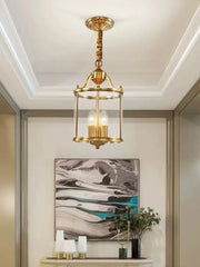 Bronze glass chandelier pendant light with brass lantern style and three exposed bulbs for dining room decorbites bronze glass