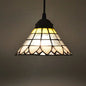 Bronze Hand Cut Glass Pendant Light - Mission Geometry Design