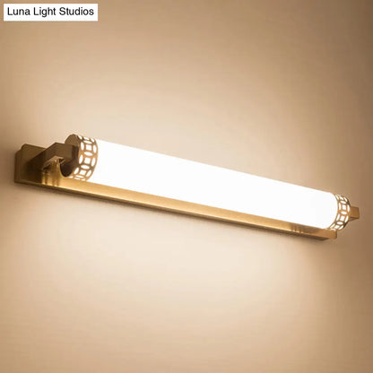 DecorBites™ Bronze LED Wall Light Sconce for Minimalist Bathroom Vanity Lighting