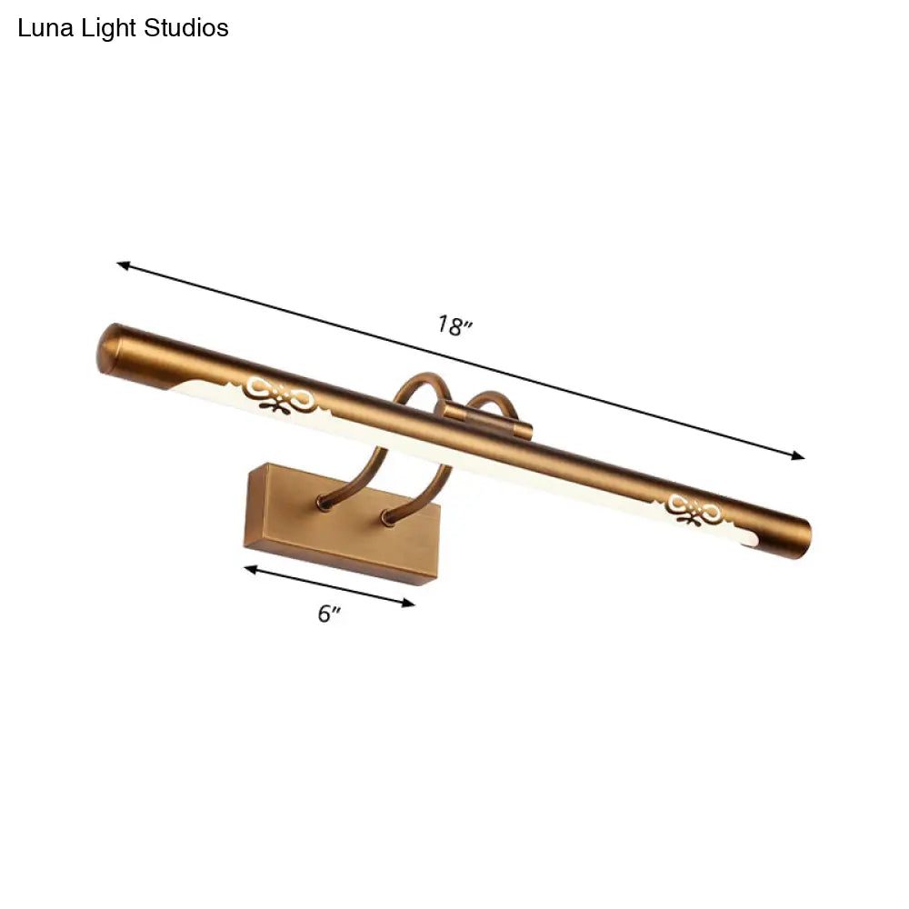 DecorBites™ DecorBites™ Bronze Modern LED Wall Sconce Light for Bathroom Vanity - Available in 18" or 29.5" Width