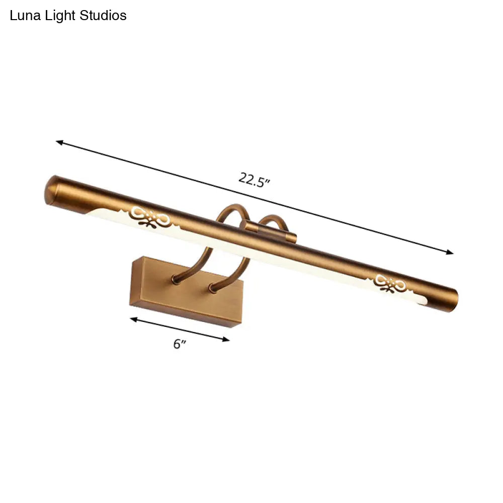 DecorBites™ DecorBites™ Bronze Modern LED Wall Sconce Light for Bathroom Vanity - Available in 18" or 29.5" Width