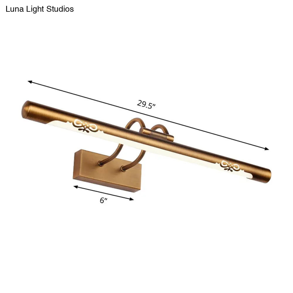 DecorBites™ DecorBites™ Bronze Modern LED Wall Sconce Light for Bathroom Vanity - Available in 18" or 29.5" Width