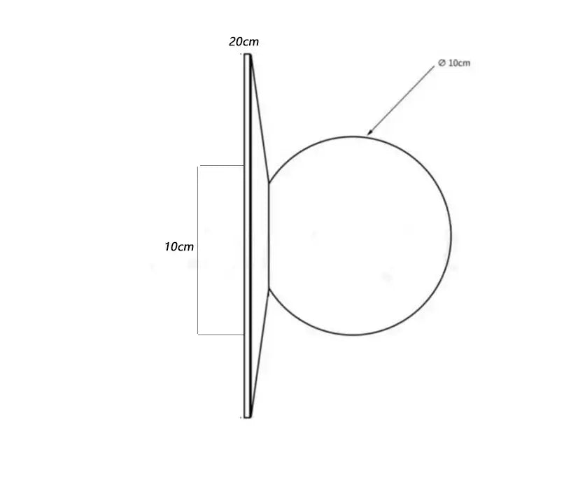 Minimalist brushed brass circular wall lamp with a frosted glass diffuser for bedroom decorbites circular wall lighting