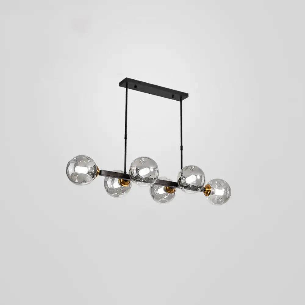 DecorBites™ Bubbles Glass Pendant Light: Stylish Island Hanging Fixture for Postmodern Dining