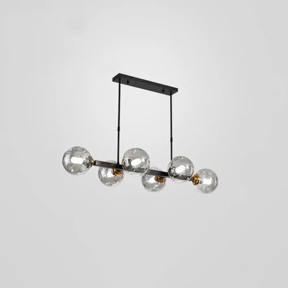 DecorBites™ Bubbles Glass Pendant Light: Stylish Island Hanging Fixture for Postmodern Dining