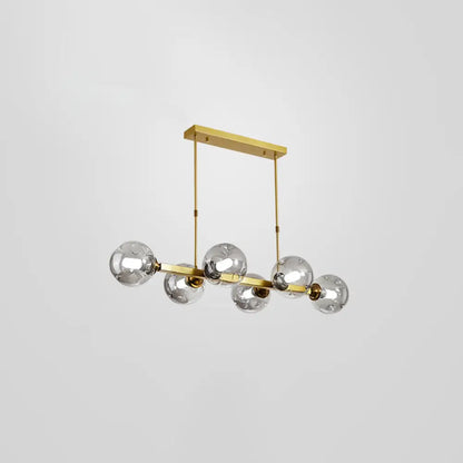 DecorBites™ Bubbles Glass Pendant Light: Stylish Island Hanging Fixture for Postmodern Dining