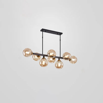 DecorBites™ Bubbles Glass Pendant Light: Stylish Island Hanging Fixture for Postmodern Dining