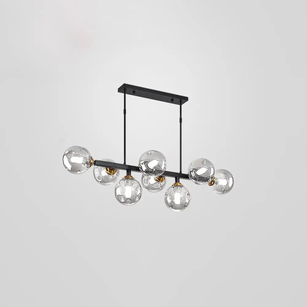 DecorBites™ Bubbles Glass Pendant Light: Stylish Island Hanging Fixture for Postmodern Dining