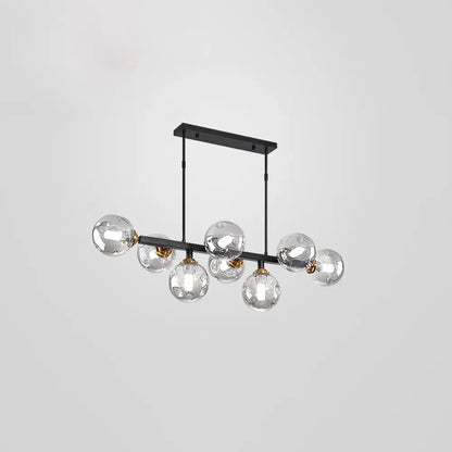 DecorBites™ Bubbles Glass Pendant Light: Stylish Island Hanging Fixture for Postmodern Dining