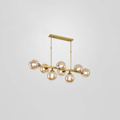 DecorBites™ Bubbles Glass Pendant Light: Stylish Island Hanging Fixture for Postmodern Dining