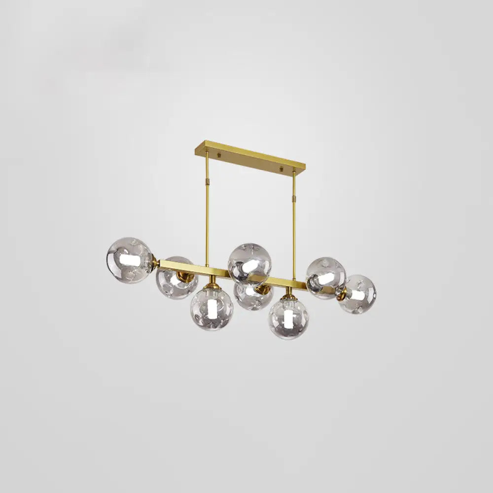 DecorBites™ Bubbles Glass Pendant Light: Stylish Island Hanging Fixture for Postmodern Dining