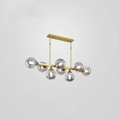 DecorBites™ Bubbles Glass Pendant Light: Stylish Island Hanging Fixture for Postmodern Dining