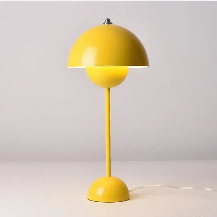 Vibrant yellow glass bud floor lamp with flower-like shade for bedroom decorbites bud floor lighting