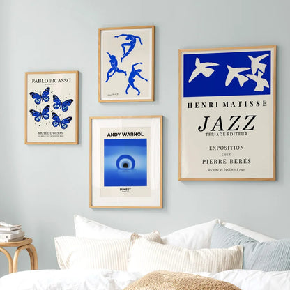 Butterfly Botanical Canvas Painting for Living Room - Posters