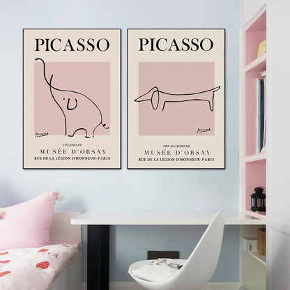 Butterfly Botanical Canvas Painting for Living Room - Posters