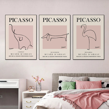 Butterfly Botanical Canvas Painting for Living Room - Posters