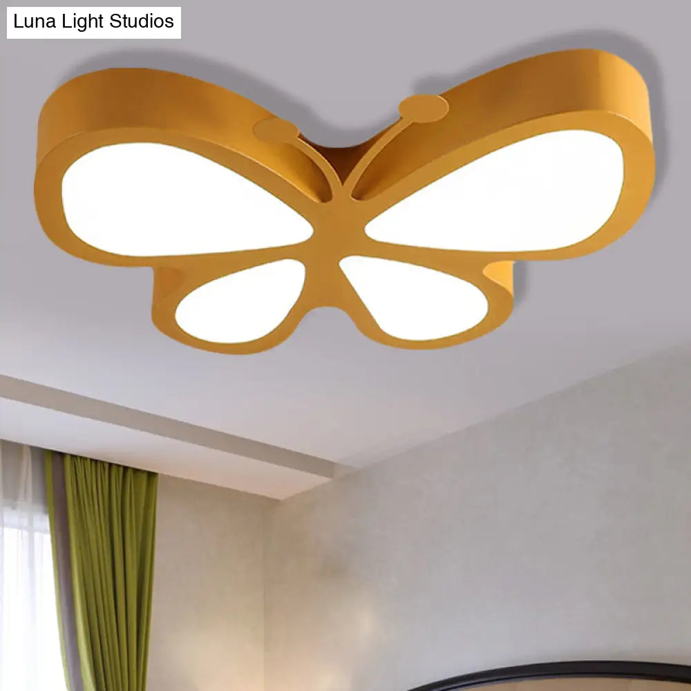 DecorBites™ DecorBites™ Butterfly LED Ceiling Lamp for Kids in Sweet Macaron Colours